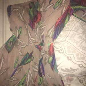 Strappy one long sleeve dress , mini 🌸